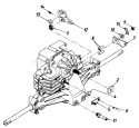 Page M Diagram and Parts List for 135N604F401 1995 Yard Man Lawn Tractor